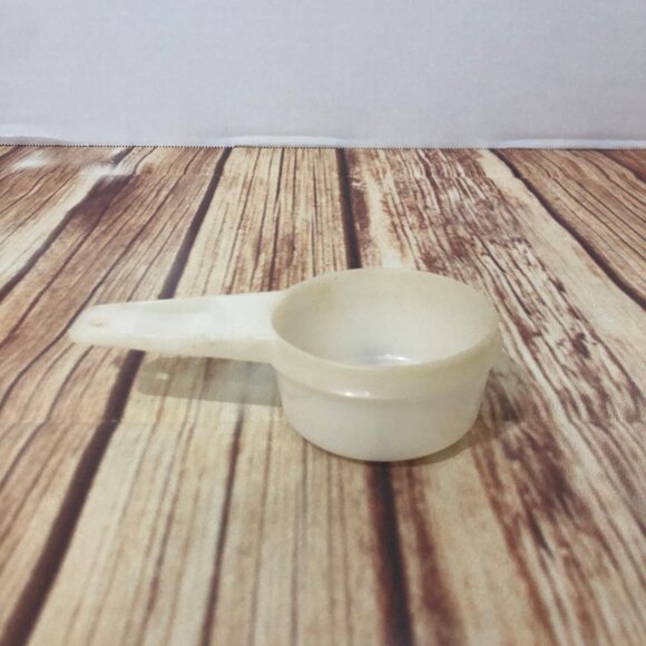 Vintage Tupperware Clear White Nesting Measuring Cup 1/3 CUP Replacement 765-1 - Picture 5 of 10